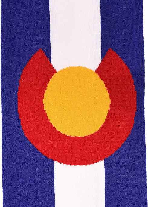 Colorado Flag High Definition HD Knit Scarf...