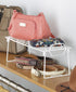 Whitmor Wire Grid Stacking Shelf Medium, 7"D x 18"W x 7"H, White...