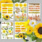 Decoupage Paper Pack (15 Sheets 8"x11") Bright Summer Flowers and Butterflies HANATABA Vintage Art Deco Styled Ephemera Pictures for Decoupage Cra...
