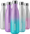 BJPKPK 17oz Insulated Water Bottles Stainless Steel,Sports Water Bottles Keep Cold for 24 Hours and Hot for 12 Hours,BPA Free,Glitter Purple Green...