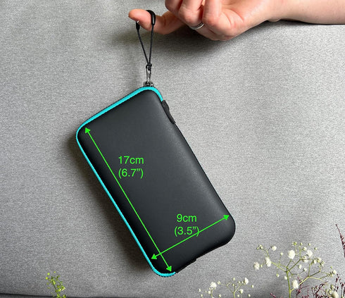 OneJoy Neoprene Phone Pouch, Lightweight Protective Cellphone Sleeve with Large Zipper Opening, Inner Pocket, Thermal Insulated, Durable Cell Phon...