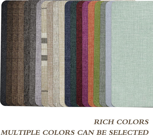 Coarse Linen Repair Patches, Self-Adhesive Linen Fabric Patches, 8X11 inch Extra Size, Multi Color.Can be Used for Linen Sofa Repair and Linen Clo...