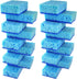 Blue Multi Use Scrub Sponge. Made in Europe. 18 Pack, 4.3x2.8x1.4 inches. Heavy Duty and Non Scratch Fiber. Odorless, Durable. Delicate Scouring S...