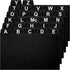 27 Black Index Card Dividers 3x5" - Large Index Cards for Index Card Box, Index Card Organizer, Index Cards Holder - Alphabetical File Dividers, R...