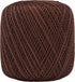 Coats Crochet 154-131 Aunt Lydia's Crochet, Cotton Classic Size 10, Fudge Brown...