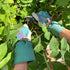 Wells Lamont Women's Botanical Print Leather Palm Pruning, Gardening Gloves, Medium (4183M)...