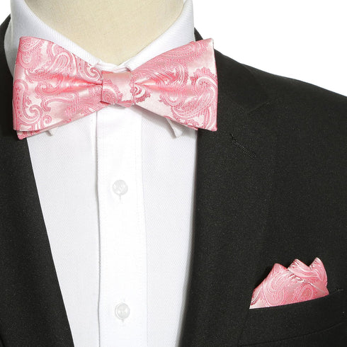 KissTies Self Tied Bow Tie Paisley Wedding Bowties...