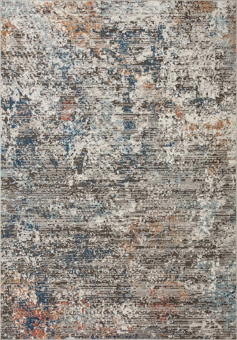 Loloi II Bianca Collection BIA-06 Granite/Multi 18" x 18" Sample Sample Rug...