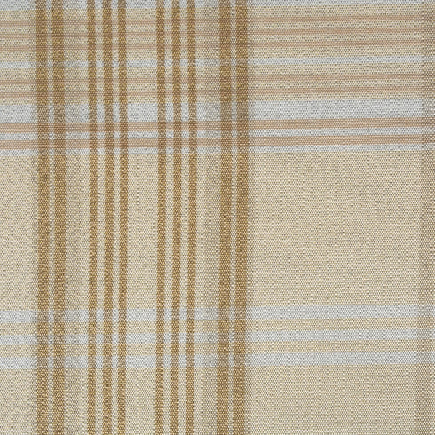 DII Holiday Dining Table & Kitchen Décor Metallic Fabric, Christmas Tablecloth, 60x84, Gold & Cream Plaid...