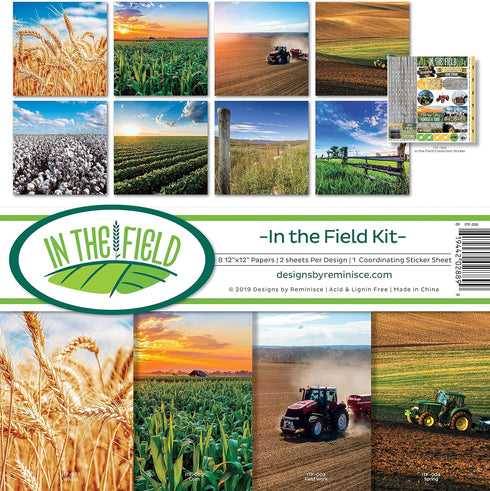 Reminisce (REMBC) In the Field Scrapbook Collection Kit, Multi Color Palette...