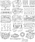 Aunt Martha's 412 in The Line of Duty Transfer Pattern Book with Over 25 Iron on Patterns...