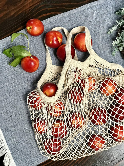 4-Pack Reusable Beeswax Wraps with Produce Bag & 2 Beeswax Bars...