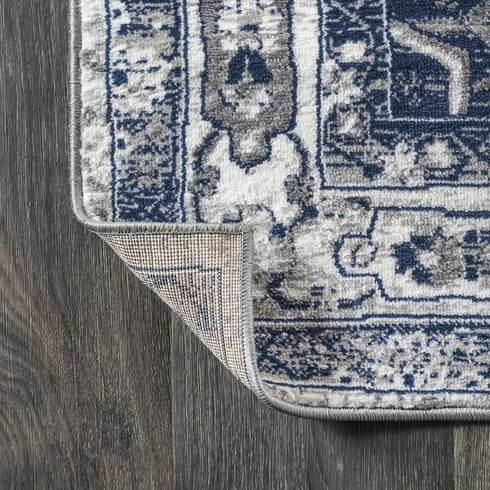 JONATHAN Y MDP106B-3 Modern Vintage Medallion Traditional Indoor Area Rug Country Easy -Cleaning Bedroom Kitchen Living Room Non Shedding, 3 X 5, ...