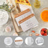 2PCS Bench Dough Scraper, Stainess Steel Kitchen/Pastry/Food/Bread/Cutting Board Scraper Cutter Chopper with Protective Cover, Ergonomic Wood Hand...