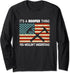 it's a Roofer Thing USA Flag handyman roofer roofing for men Long Sleeve T-Shirt...