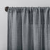 Clean Window Basketweave Anti-Dust Allergy/Pet Friendly Sheer Curtain Panel, 50" W x 96" L, Vintage Blue...