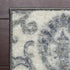 Maples Rugs Blooming Damask Area Rugs - Made in USA – Washable, Non Slip Indoor Carpet for Entryway, Foyer, Kitchen, and Bathroom, 1'8 x 2'10, Gre...