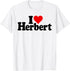 I LOVE HEART HERBERT HERBIE HERB T-Shirt...