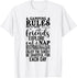 Camping Rules Camping Gear Funny Camper T-Shirt...