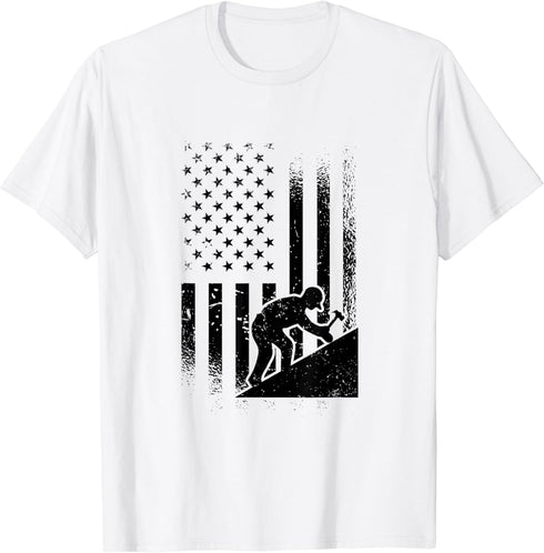 American Roofer - Roofing Contractor T-Shirt...