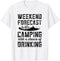 RV Camping Gear Funny Camping Gifts Weekend Forecast Camping T-Shirt...