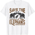 Protect Wildlife - Save The Elephants T-Shirt...