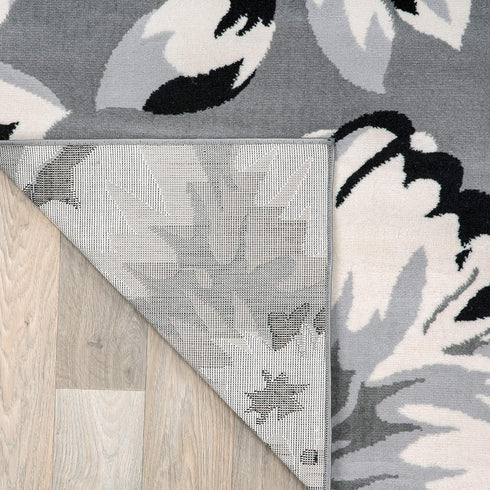Rugshop Modern Floral Design Area Rug for Living Room,Bedroom,Home Office,Kitchen Non Shedding Area Rug 2' X 3' Blue...