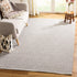 SAFAVIEH Montauk Collection Accent Rug - 2'6" x 4', Grey & Ivory, Handmade Trellis Cotton, Ideal for High Traffic Areas in Entryway, Living Room, ...