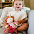 HABA Soft Baby Doll Roya - 10" Rag Doll with Red Pigtails, Pink Dress - Machine Washable Doll - Ideal Soft Doll for 2 Year Old Girls...
