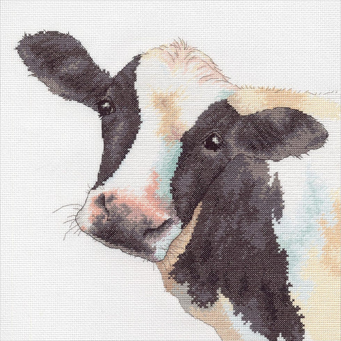 Dimensions SIMPLICITY CREATIVE CORP Cross Stitch, Sweet Cow (14 Count), By the yard...