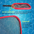 U.S. Pool Supply Professional Heavy Duty Large Swimming Pool Leaf Skimmer Net - Strong Reinforced Aluminum Frame for Faster Cleaning & Easier Debr...