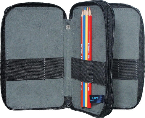 Speedball Art Products 256480 48 Pencil Storage Canvas Pencil Case, Rose...