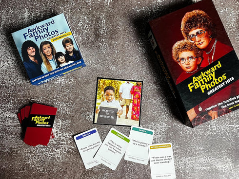 AWKWARD FAMILY PHOTOS GREATEST HITS: EXPANSION #1 GAME (Caption new hilarious pics with new memorable movie lines)...