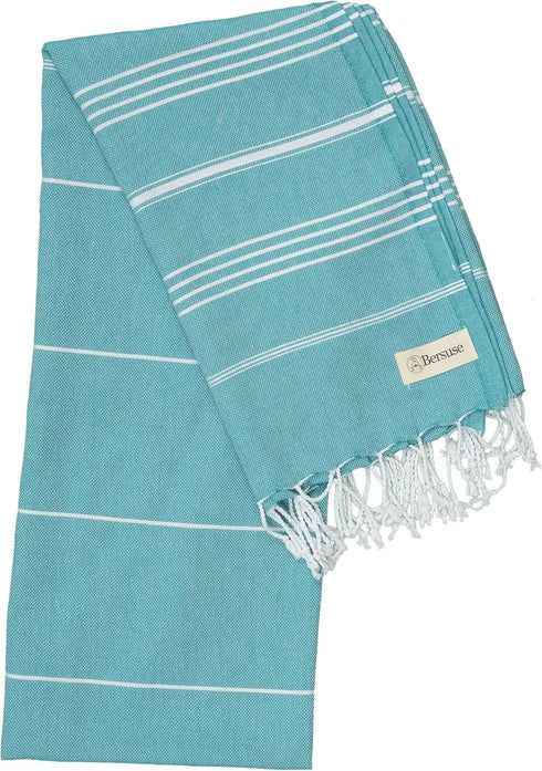 Bersuse Beach Towels Peshtemal Turkish Towels Anatolia Collection Premium Turkish Beach Towel, 100% Cotton, Large, Quick-Dry, Sand-Free, Lightweig...