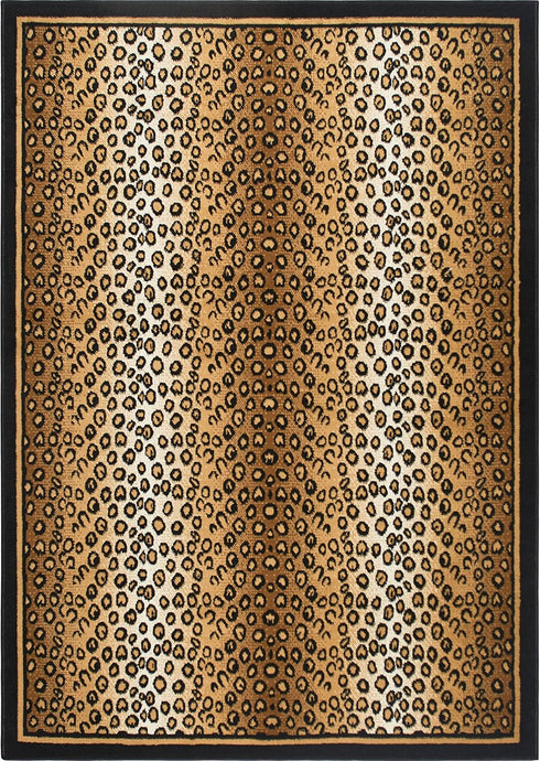 Home Dynamix Zone Daliah Area Rug 21"x35", Graphic/Print Ebony...
