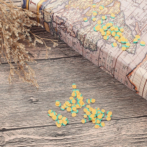 LiQunSweet 3500 Pcs Fake Pineapple Fruit Shape Slice Decoden Nohole Charms Handmade Polymer Clay Cabochons for Decorations DIY Cake Dessert Phone ...