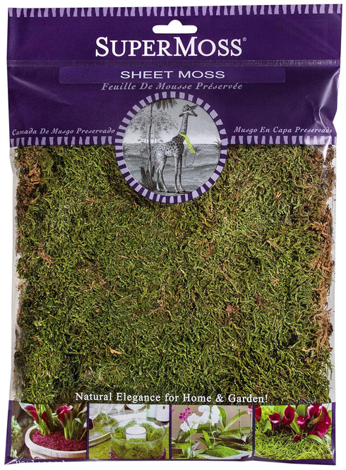 SuperMoss (21580) Sheet Moss Dried, Natural, 2 Ounce...