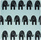 3dRose LLC 8 x 8 x 0.25 Inches Fun Elephant Walk Mouse Pad (mp_59751_1)...