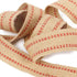 ZAIONE 10 Yards Width 2" Roll Natural Burlap Red Line Jute Webbing Ribbon Upholstery Chair Webbing Tape for Outdoor DIY Gear Repai (Red Stripes)...