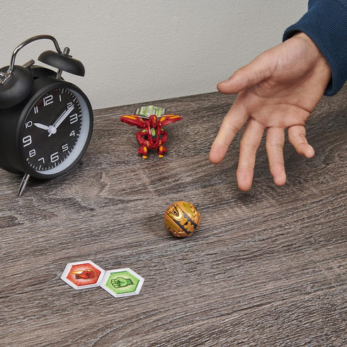 Bakugan Ultra, Falcron, 3-inch Tall Geogan Rising Collectible Action Figure and Trading Card...