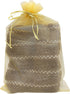 50pcs Large Organza Bags 8X12 Inch Gold Sheer Mesh Drawstring Gift Pouches for Christmas Wedding Party Favors (Gold)...