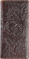 Womens Ladies Genuine Leather Wallet Long Embossing Bifold Wallet Clutch Purse (Coffee)...