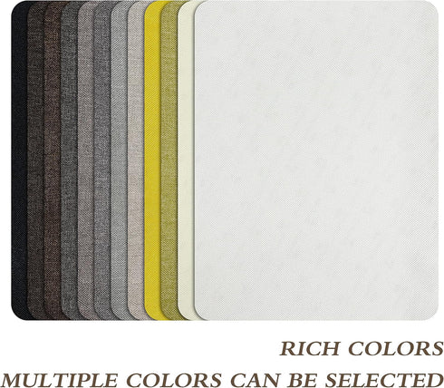 KING MOUNTAIN Fine Linen Repair Patches, Self-Adhesive Linen Fabric Patches, 8X11 inch Extra Size, Multi Color, Can be Used for Linen Sofa Repair ...