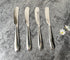 4 Pieces Set Butter knife, Pate Knife Cheese Spreader, Thick and Smooth Handle Food Safety Material Stainless Steel 18/10 SUS 304# for Home Restau...