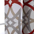 DriftAway Alexander Pattern Match Blackout Valances for Windows 250GSM Geometric Moroccan Mid Century Rod Pocket 52 Inch by 14 Inch Plus 1.75 Inch...