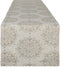 DII Holiday Dining Table Linen Sparkle Metallic Kitchen Décor, Table Runner, 14x72, Jacquard Snowflakes...