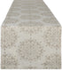 DII Holiday Dining Table Linen Sparkle Metallic Kitchen Décor, Table Runner, 14x72, Jacquard Snowflakes...