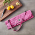 Mercer Culinary 7-Pocket Knife Roll Storage Bag, Pink...