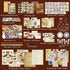 emmoolife Vintage Aesthetic Scrapbooking Supplies Kit, Butterfly Junk Journal Scrapbook Kit with Journaling Supplies, A6 Grid Notebook, Stationery...