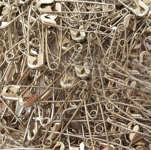 Extra Large 2" Safety Pins - Heavy Duty, Industrial Strength, Nickel Plated, Rust Resistant (200)...